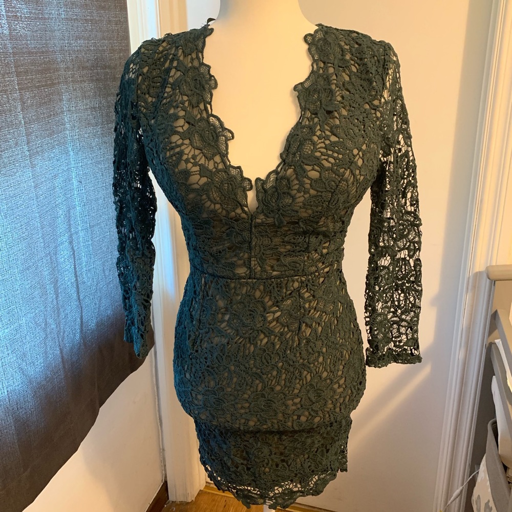 Green Lace Dress